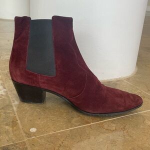 Saint Laurent Suede Boot